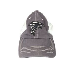 47 Brand Atlanta Falcons NFL Trucker Hat Gray White‎ Mesh Adjustable Men L XL